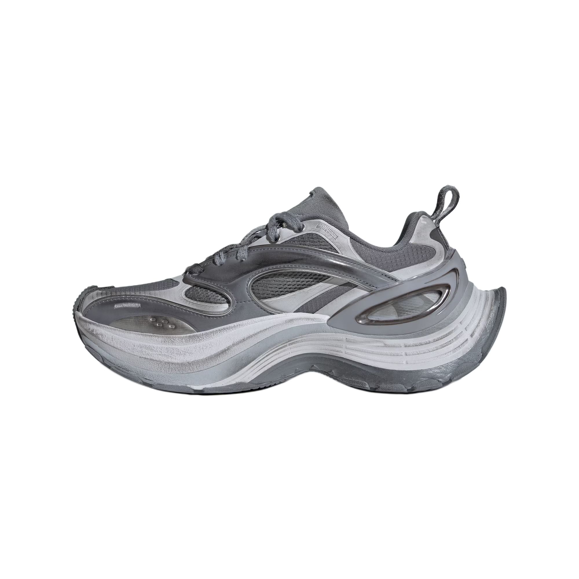 (Women) adidas FOS XLG Fabric SPEED Lightweight Classic Lifestyle Shoes Grey . KJ6502