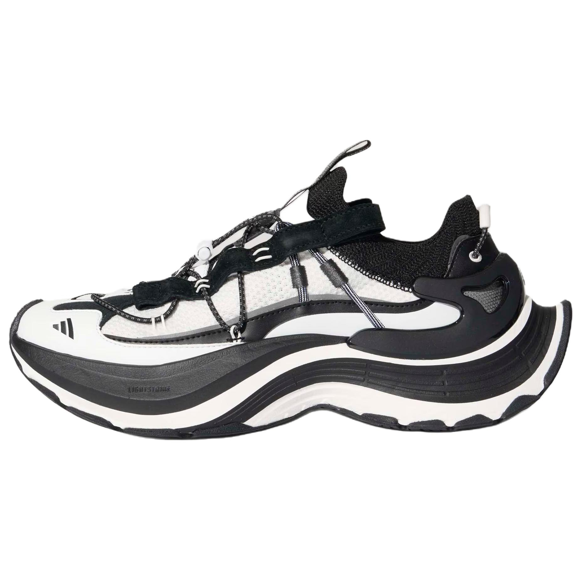 adidas FOS XLG Speed Hike Black White Hiking Sneakers Cushioning Elevation KK1916
