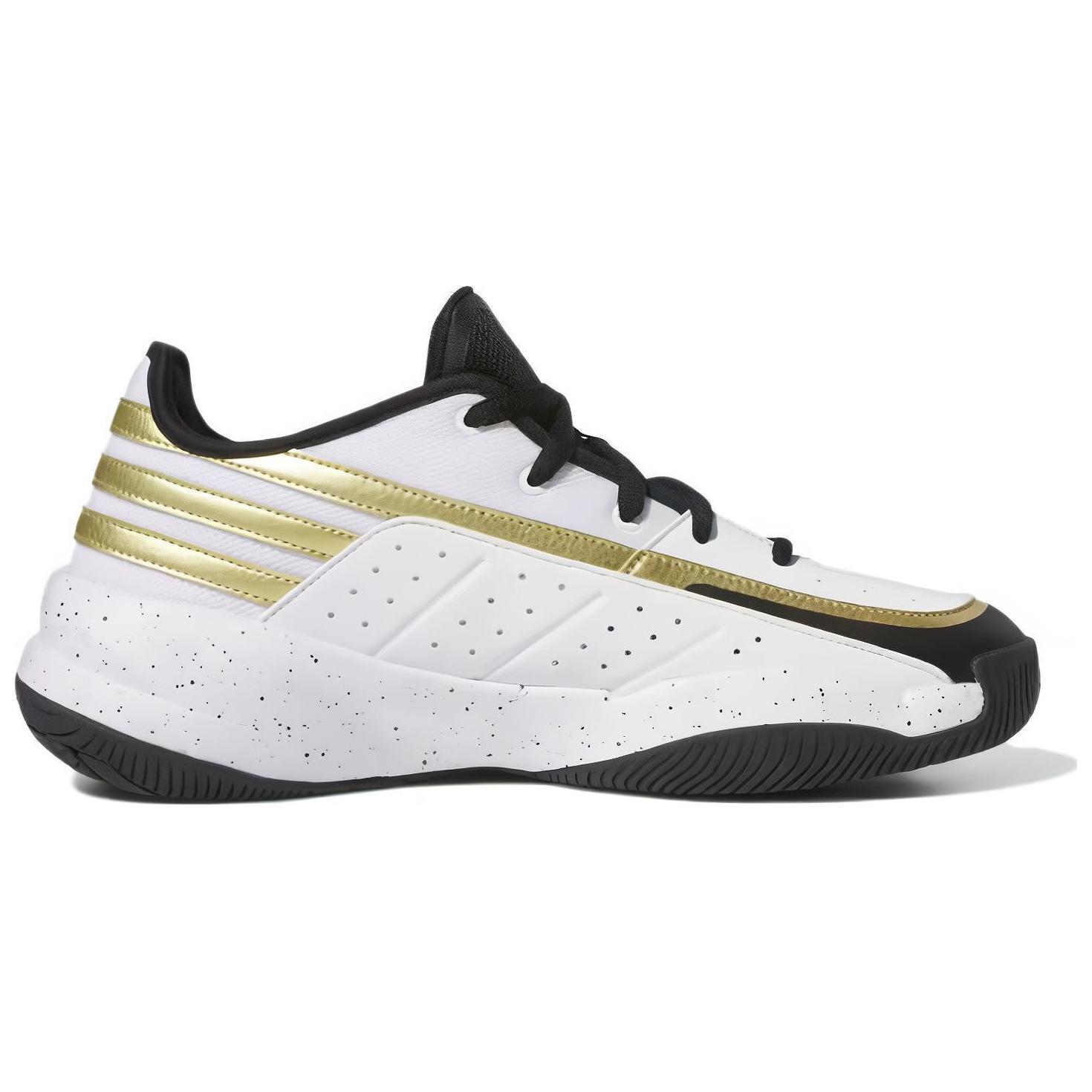 Lookbook adidas Front Court ''Blanc Or Métallisé'' ID8593