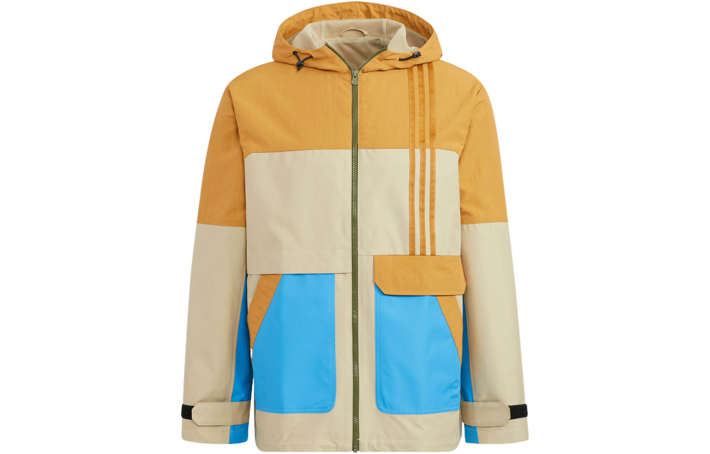 adidas Front Flap Pocket Hoodie Jacket Unisex Multicolor HN2427