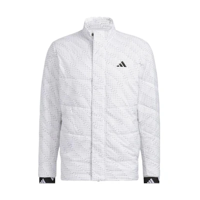 adidas Full-Print Logo High-Neck Zip Jacket White (Japan Edition) HY0980-JAPAN