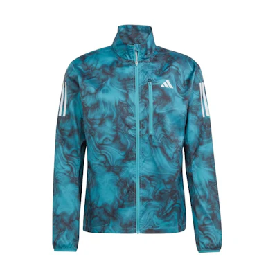 adidas Full-Print Zip-Up Jacket Blue IL4798