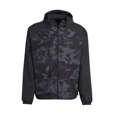 adidas Full-Print Zip Hoodie Jacket - Black IS0258