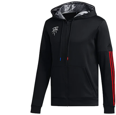 adidas Full-Zip Basketball Hoodie Jacket - Black FH7733 Order adidas Full-Zip Basketball Hoodie Jacket - Black FH7733
