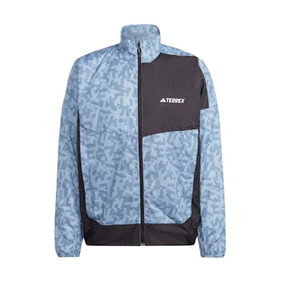 adidas Full-Zip Casual Long-Sleeve Jacket - Blue HZ1300