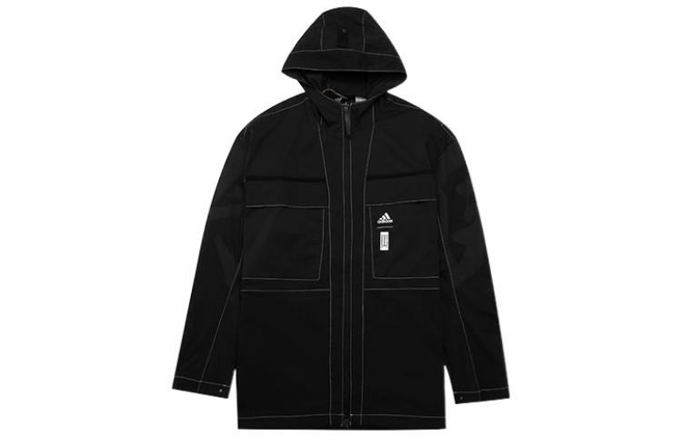 adidas Full-Zip Hooded Jacket Black HI6863