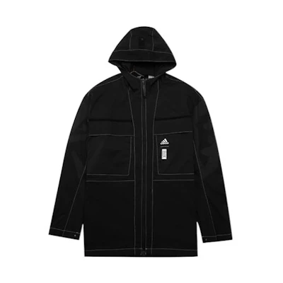 adidas Full-Zip Hooded Jacket Black HI6863