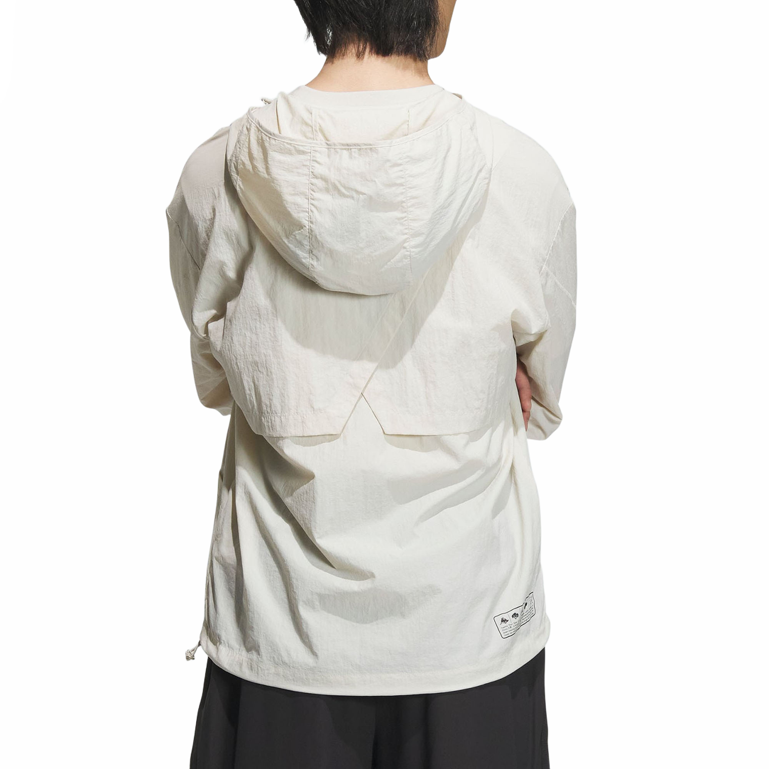 adidas Full-Zip Hooded Raglan Jacket Talc Color Outdoor Wear IY0745 圖 4