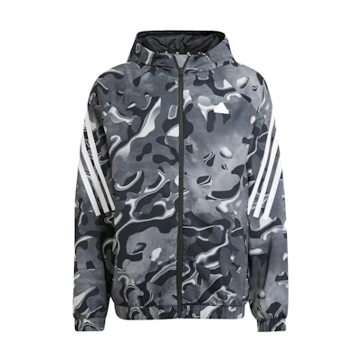 adidas Full-Zip Hoodie Jacket Japanese Edition Black IJ8843-JAPAN
