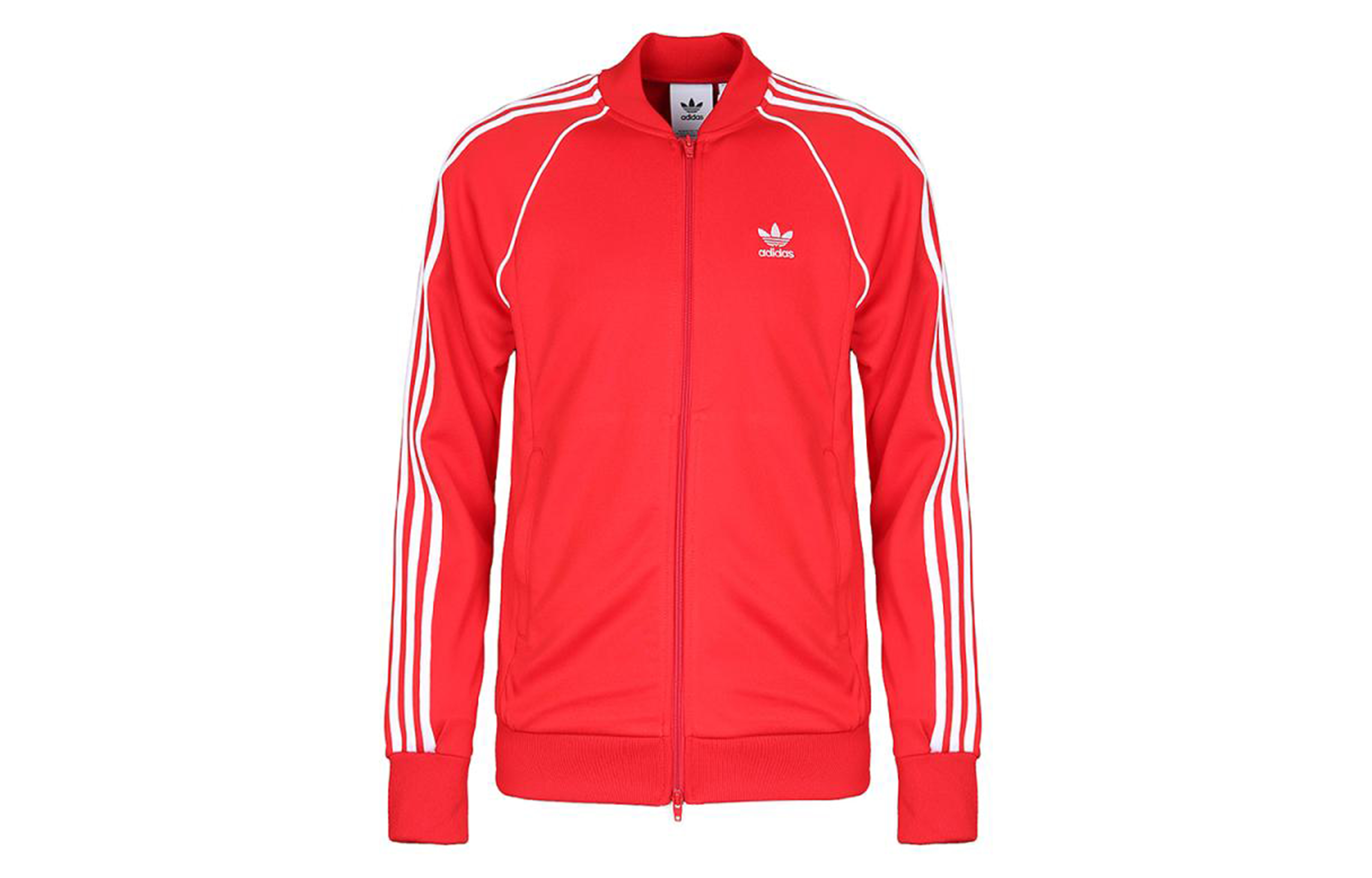 adidas Full-Zip Raglan Sleeve Jacket Light Scarlet CW1257