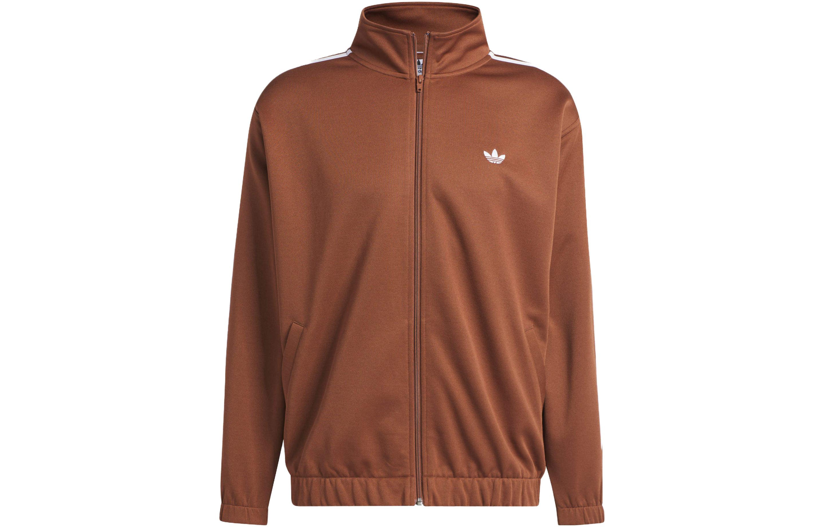 adidas Full-Zip Red Jacket Unisex Long Sleeve IJ0957