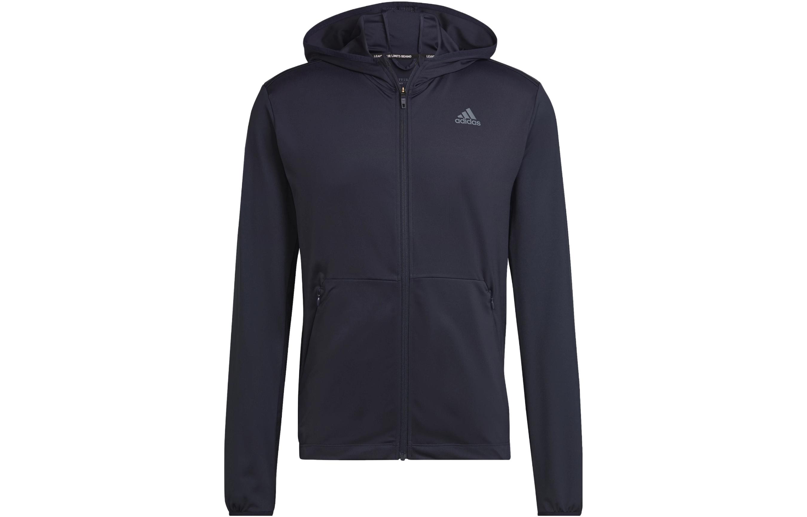 adidas Full-Zip Training Hoodie Jacket - Dark Purple HJ9801