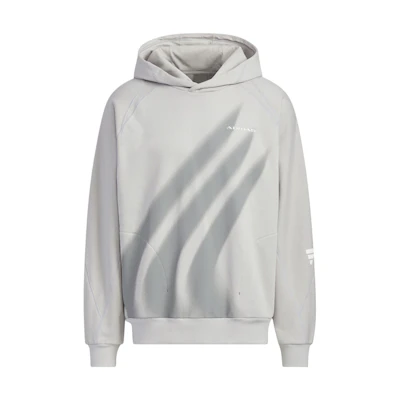 adidas FUSTL GFX HD Casual Loose Fit Hoodie Light Grey KA2459