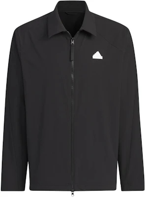 adidas Fustl Jkt11 Logo Casual Shirt Jacket Black JE3684 Buy adidas Fustl Jkt11 Logo Casual Shirt Jacket Black JE3684