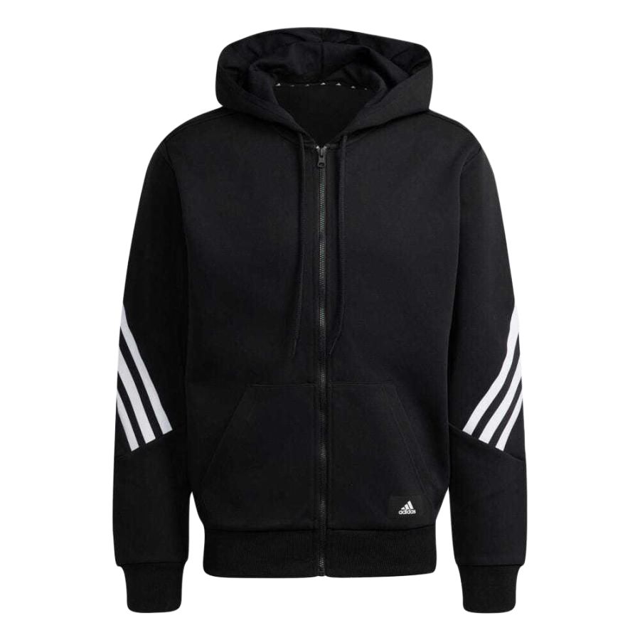 adidas Future Icons 3-Stripes Knit Training Hoodie Men’s Black H46526