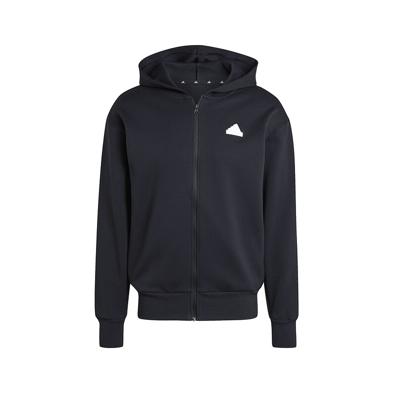 adidas Future Icons Black Knitted Casual Long Sleeve Jacket JI6324