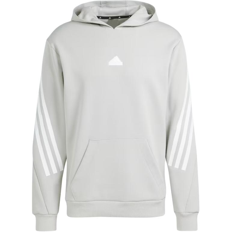 adidas Future Icons Grey Striped Hoodie - Simple & Comfortable IR9162