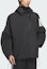 Lookbook adidas Future Style FW24 Hoodie Hitam dengan Banyak Kantong. JN3424