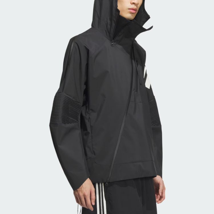 Purchase adidas Future Style FW24 Hoodie Hitam dengan Banyak Kantong. JN3424