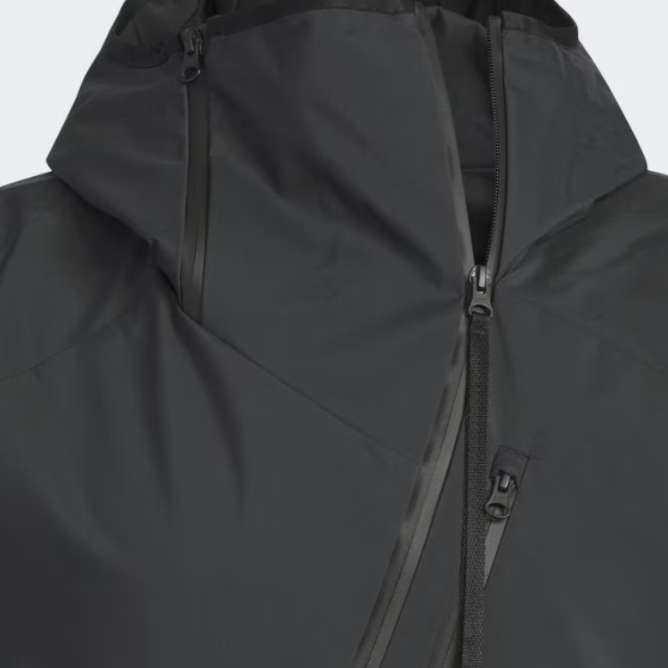 Sizing adidas Future Style FW24 Hoodie Hitam dengan Banyak Kantong. JN3424