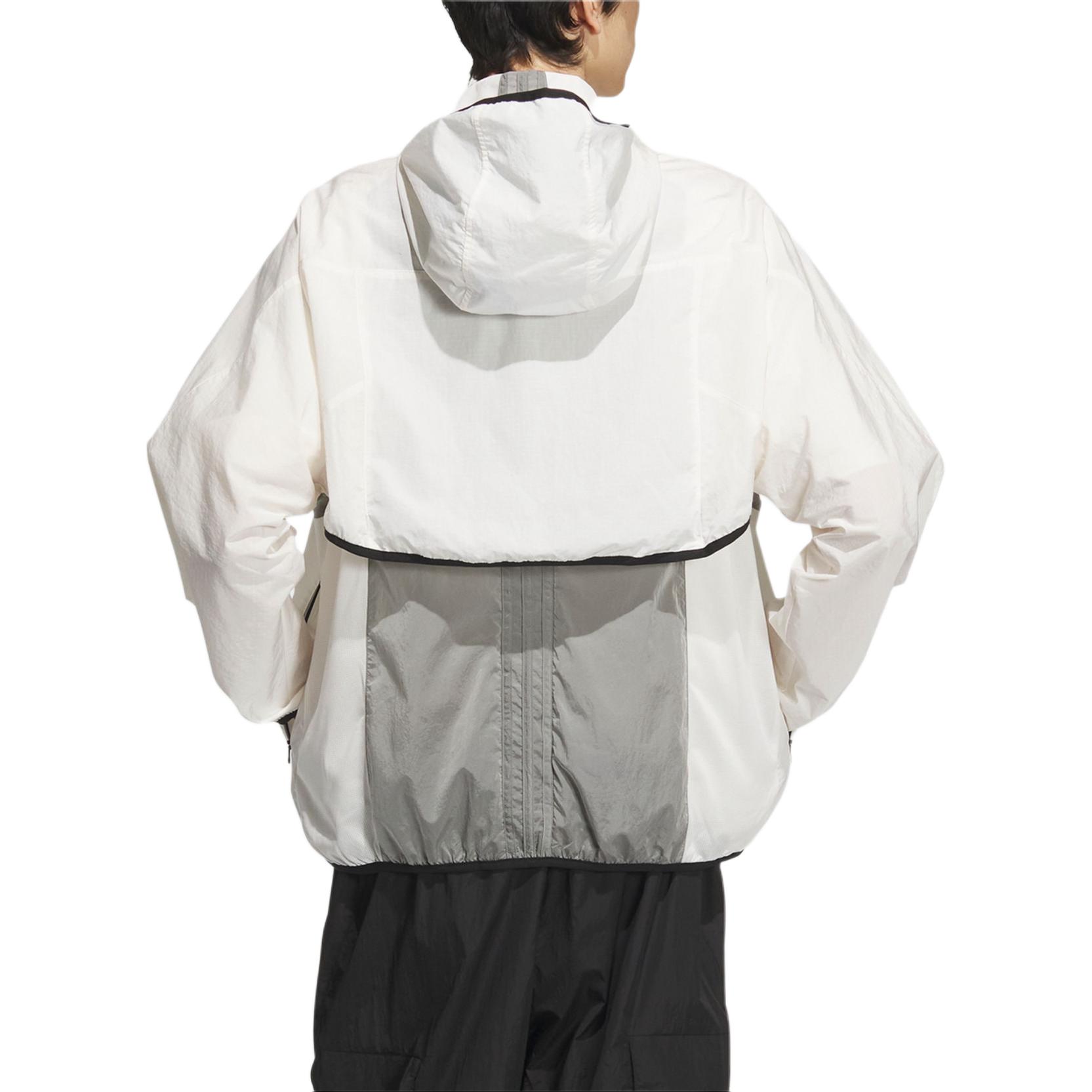 adidas Future Style Pink White Hooded Woven Jacket Casual Sportswear JI9871 圖 5