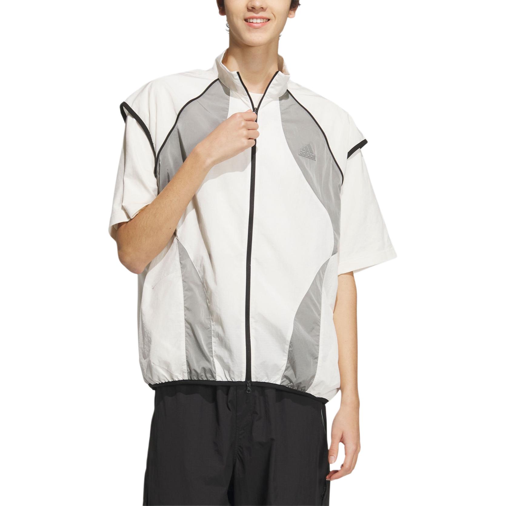 adidas Future Style Pink White Hooded Woven Jacket Casual Sportswear JI9871 圖 6