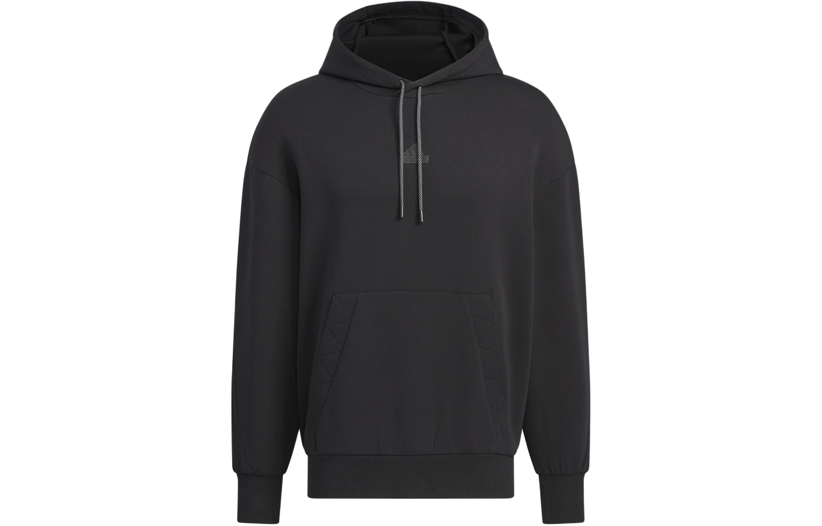 adidas Future Style Reflective Hoodie Black Unisex Pullover Casual Sweatshirt IM9037