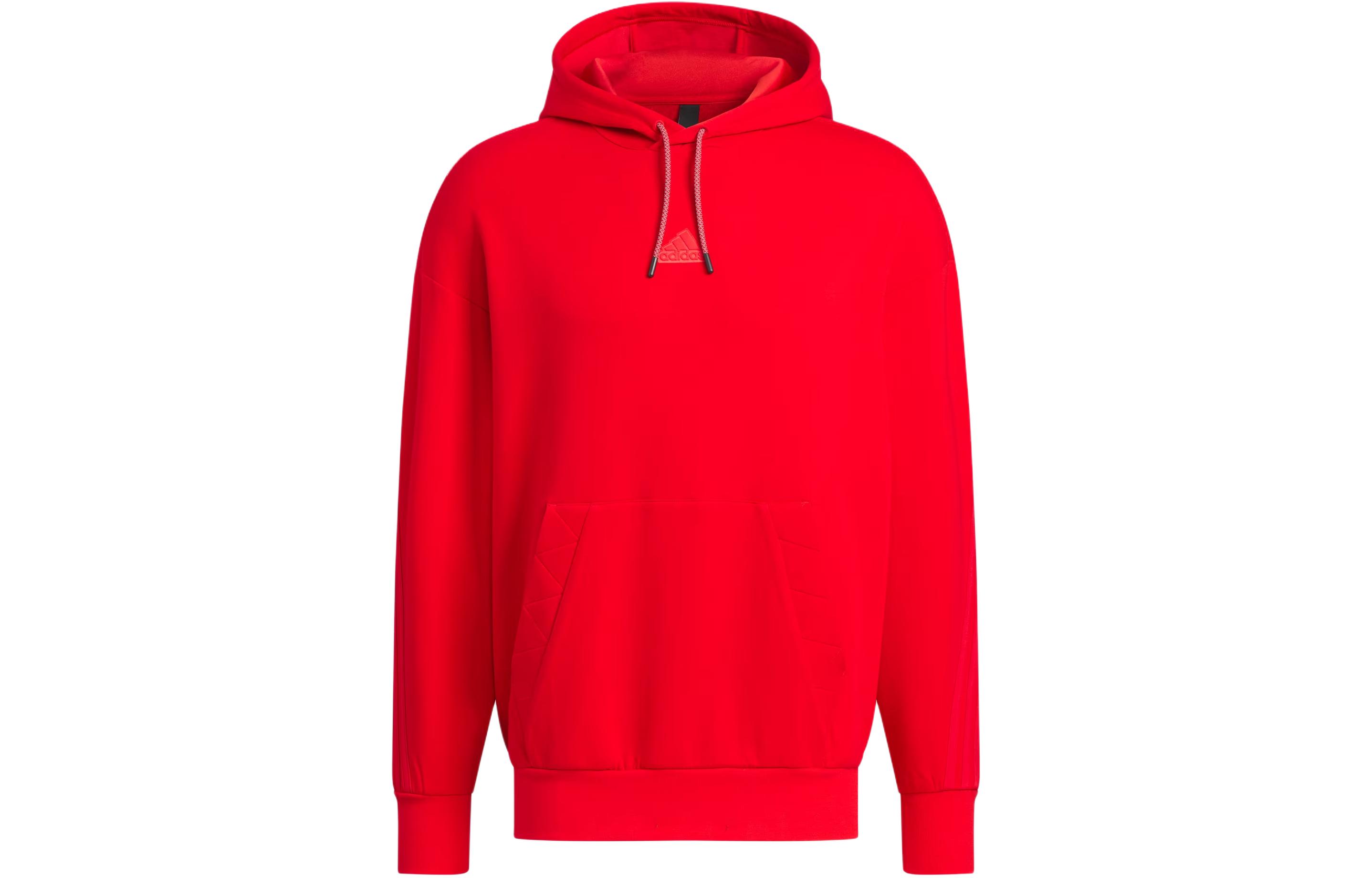 adidas Future Style Reflective Hoodie Pullover - Light Scarlet Unisex Casual Wear IM9036