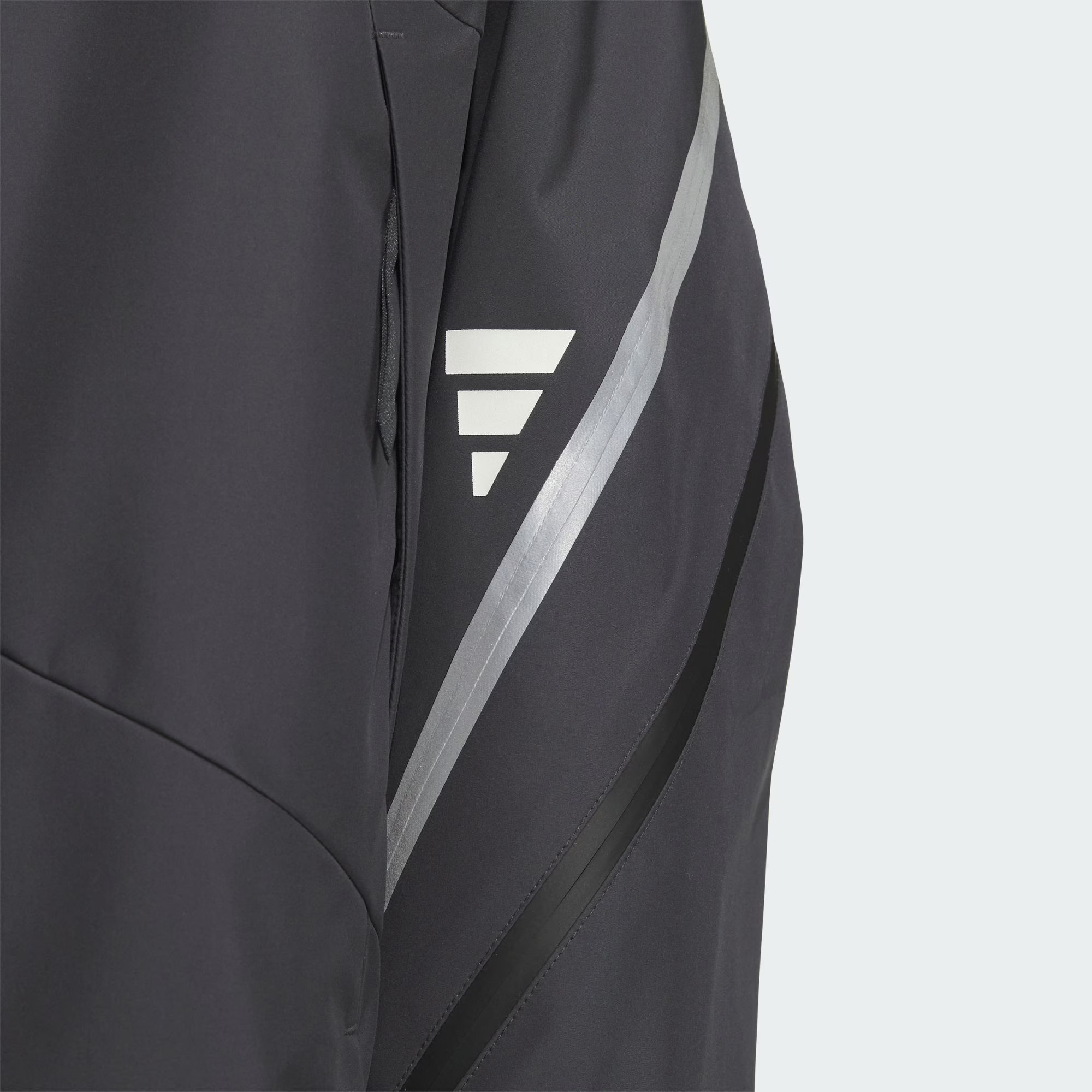 Sizing adidas Future Style 防潑水運動外套 碳黑色 休閒穿搭 JM6170