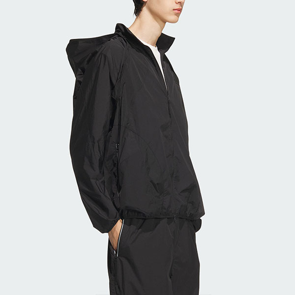 adidas Future Style Woven Jacket Casual Sportswear - Black JI9870 圖 5