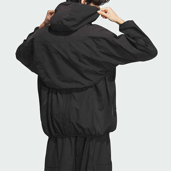 adidas Future Style Woven Jacket Casual Sportswear - Black JI9870 圖 6