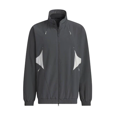 adidas Future Style Woven Loose Fit Hoodie Jacket Carbon Black/Alumina Brown JL9935