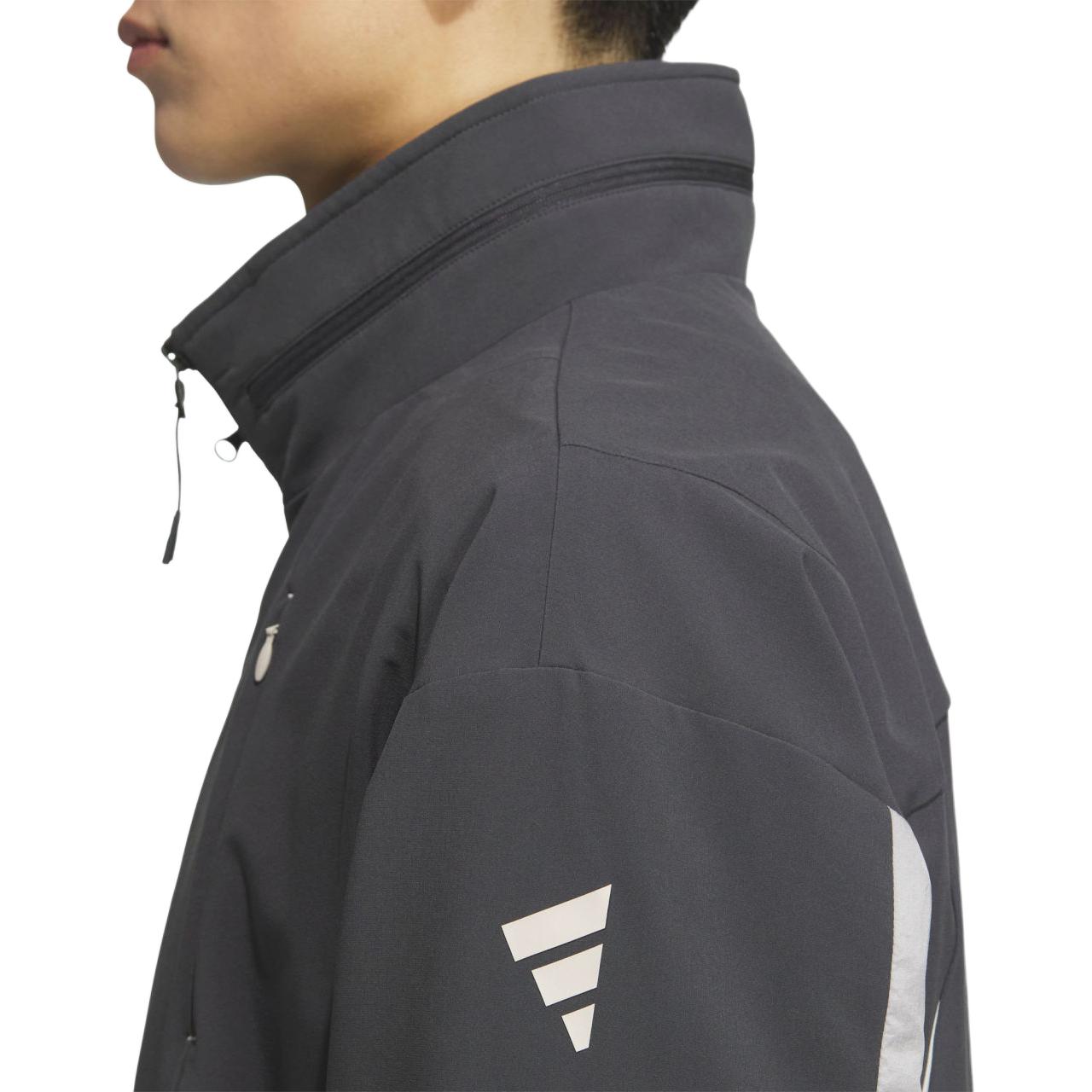 adidas Future Style Woven Loose Fit Hoodie Jacket Carbon Black/Alumina Brown JL9935 圖 5