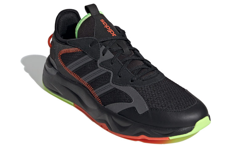 Lookbook アディダス  フューチャーフロー "ブラックレッド蛍光" FX9148