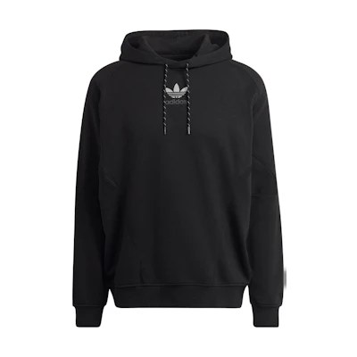 adidas FW22 4D Cush Trefoil Pullover Hoodie Black HC7106