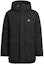 Buy adidas FW22 Black Down Parka Outdoor Jacket with Logo and Zipper Hood HN2096