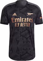Order adidas FW22 Arsenal Away Player Version Letter Print Jersey Black Soccer Shirt H35901