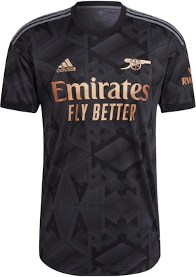 adidas FW22 Arsenal Away Camiseta Jugador Negro Letra Impresa Fútbol. H35901 Order adidas FW22 Arsenal Away Camiseta Jugador Negro Letra Impresa Fútbol. H35901