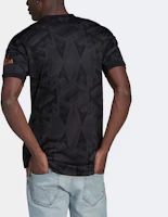 Purchase adidas FW22 Arsenal Away Player Version Letter Print Jersey Black Soccer Shirt H35901