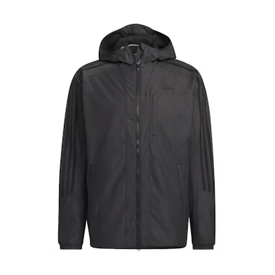 adidas FW22 Classic 3-Stripes Zip Hoodie Jacket Black () HM2722