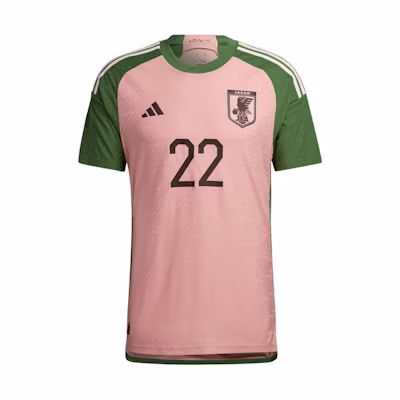 adidas FW22 Japan Away NIGO Player Tee Pink - World Cup 2022 Unisex Retro Shirt HS5759