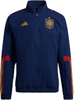 adidas FW22 Retro Striped Logo Football Jacket Navy Blue Sportswear. HE8813 adidas FW22 Retro Striped Logo Football Jacket Navy Blue Sportswear. HE8813