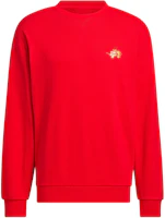 adidas FW23 CNY Dragon Embroidered Crewneck Sweatshirt - Light Scarlet Red JE6108 adidas FW23 CNY Dragon Embroidered Crewneck Sweatshirt - Light Scarlet Red JE6108