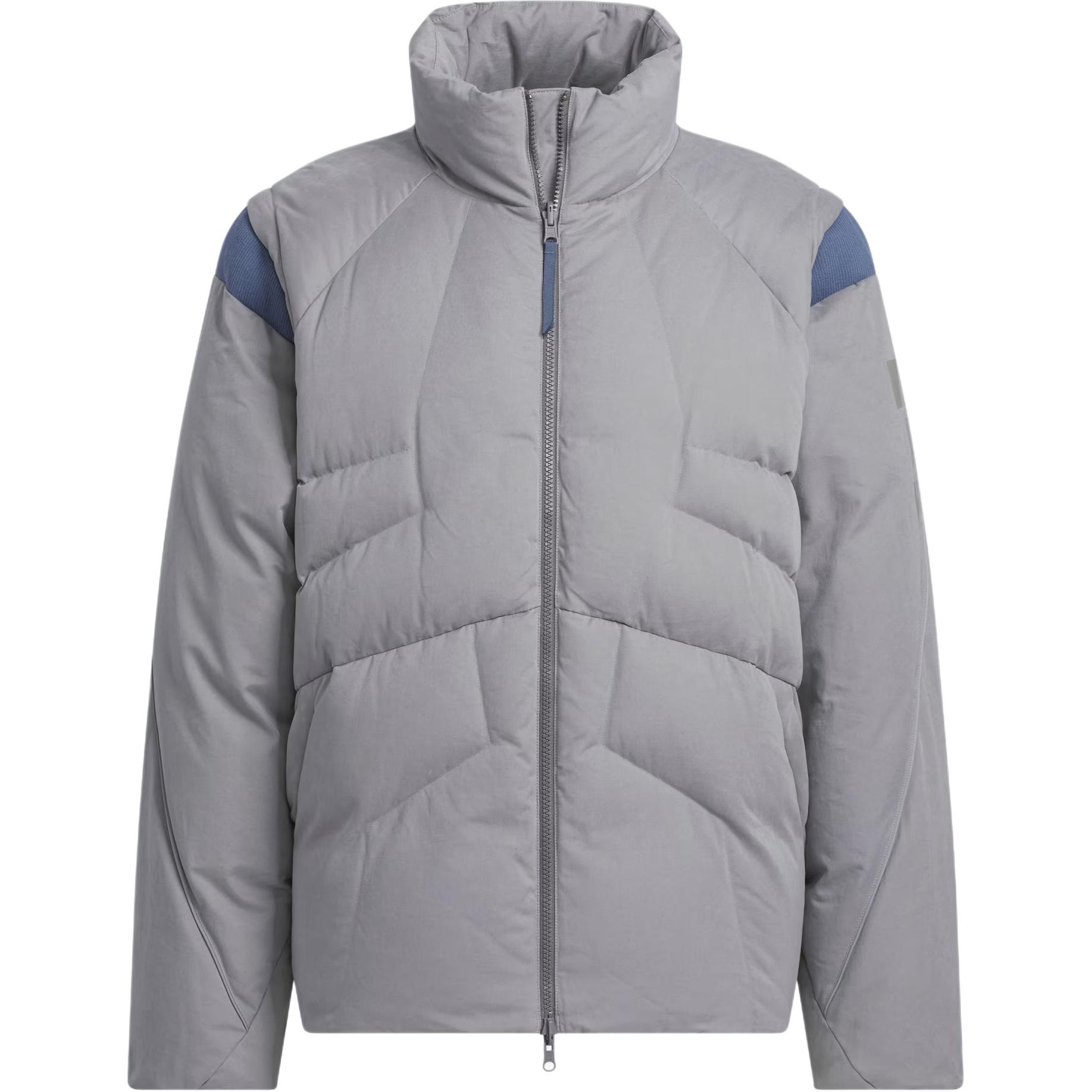 adidas FW24 FUSTL Series DJK MID Detachable Logo Puffer Jacket Men Grey JM6174