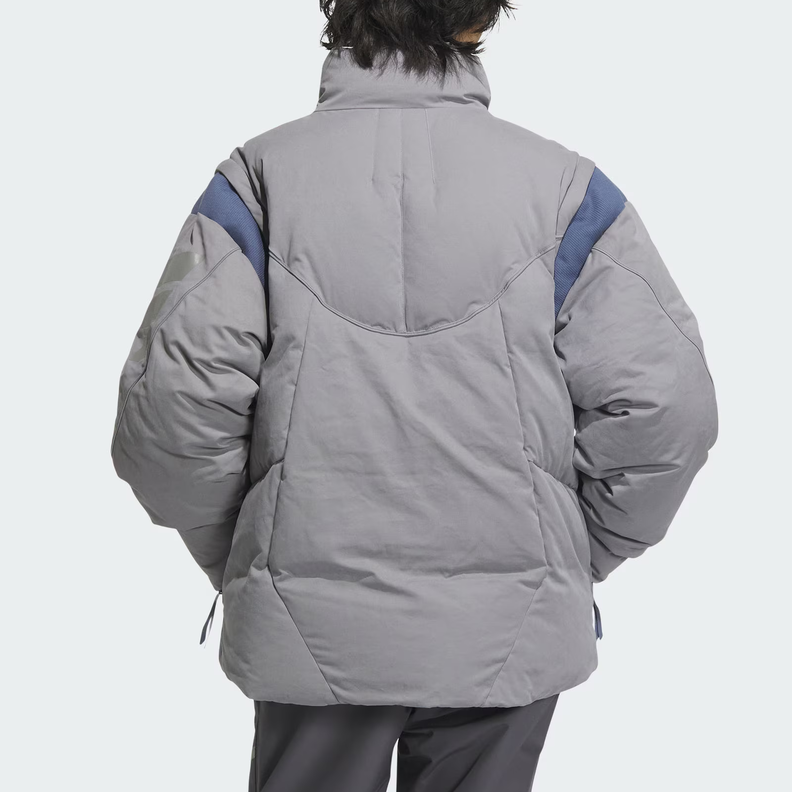 adidas FW24 FUSTL Series DJK MID Detachable Logo Puffer Jacket Men Grey JM6174 圖 7