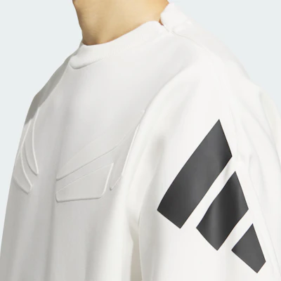 アディダス FW24 フューチャースタイル プレロゴ ホワイト 長袖 スウェット メンズカジュアルウェア JN3466 Sizing アディダス FW24 フューチャースタイル プレロゴ ホワイト 長袖 スウェット メンズカジュアルウェア JN3466