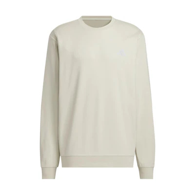 adidas FW24 M TRANS Crew1 Men’s Casual Knit Pullover Sweatshirt Sesame Gray JX1794