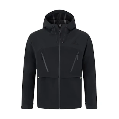 adidas FW24 TH RAIN Waterproof Breathable Sports Casual Jacket Black JW6779