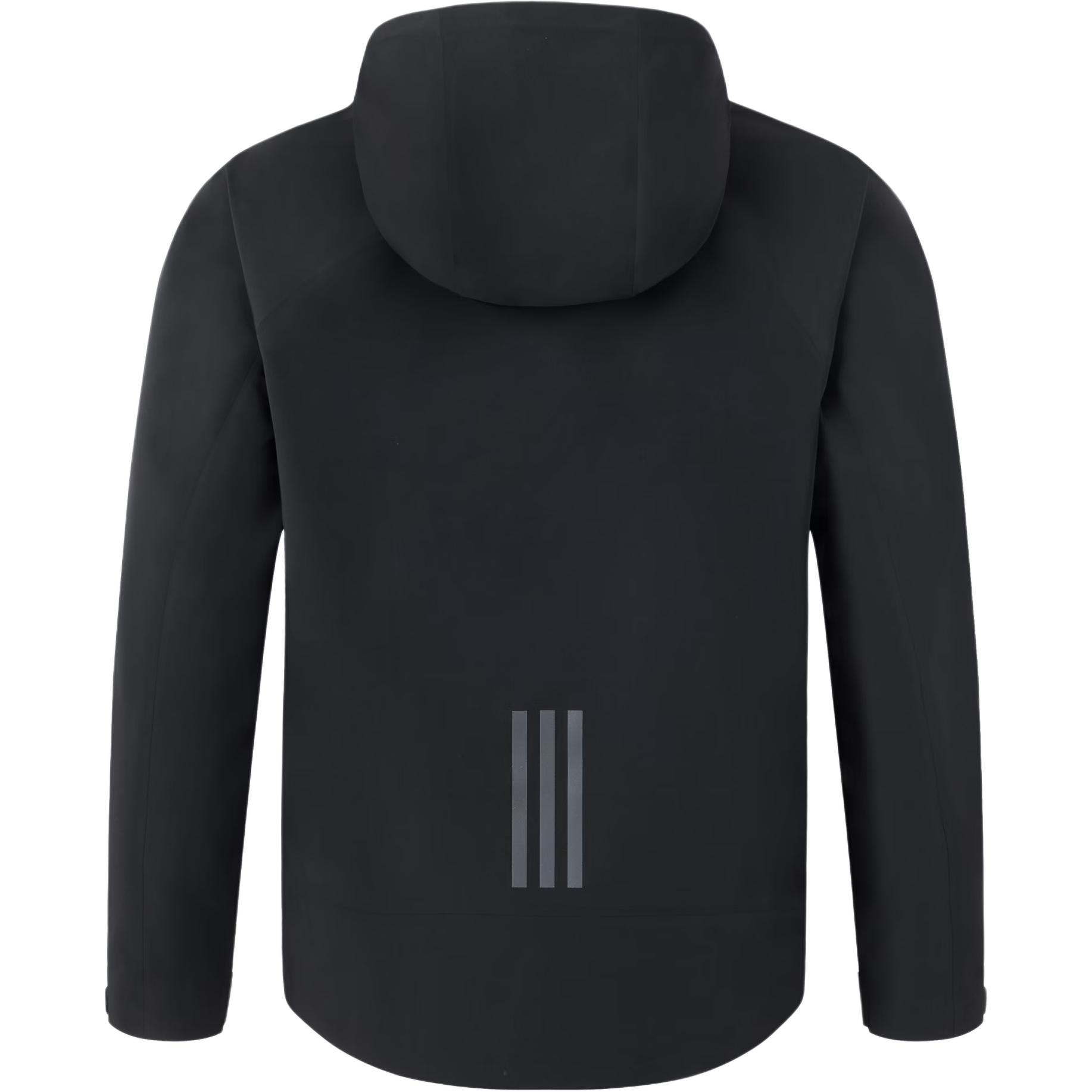 adidas FW24 TH RAIN Waterproof Breathable Sports Casual Jacket Black JW6779 圖 3