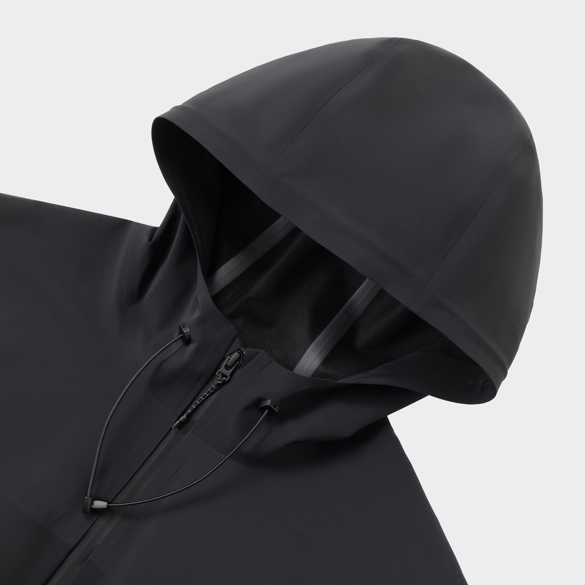 adidas FW24 TH RAIN Waterproof Breathable Sports Casual Jacket Black JW6779 圖 4